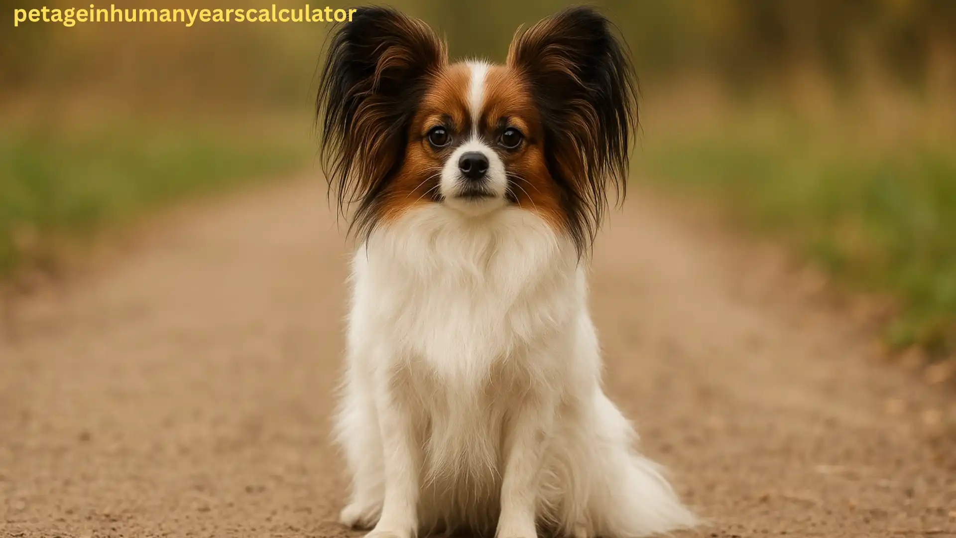 Papillon lifespan chart showing average life expectancy, age stages, senior years, and growth milestones
