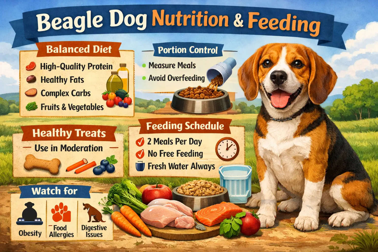 Beagle Feeding Chart by Age: Nutrition & Feeding Guide