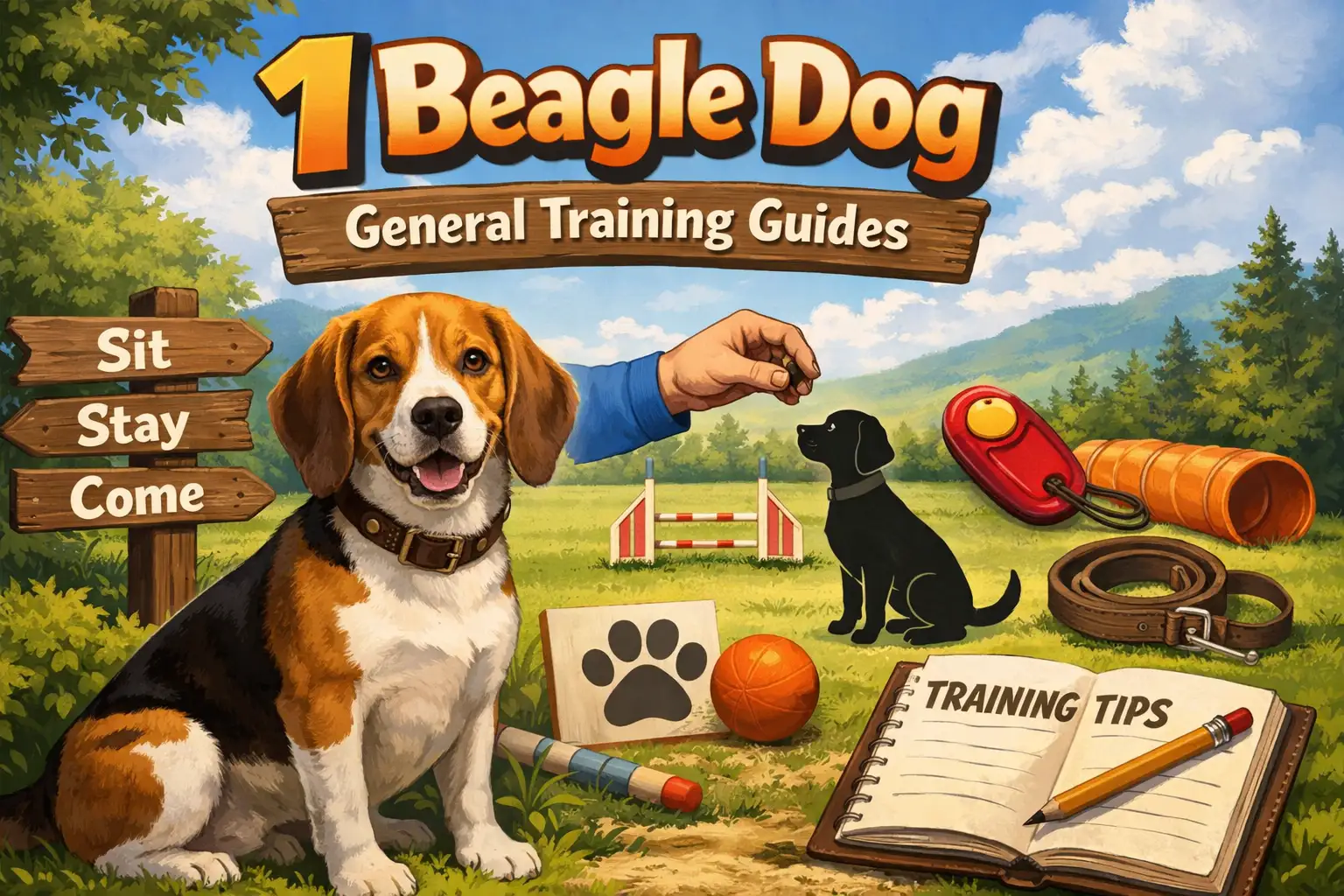 Beagle training guide for puppy and adult Beagle dogs
