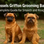 Smooth and rough coat Brussels Griffons showing coat differences, shedding levels, and grooming care needs