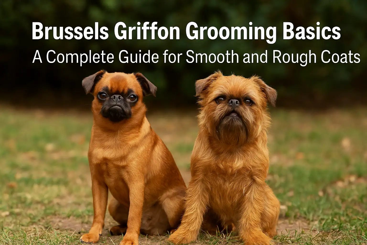 Brussels Griffon Shedding and Grooming Guide: Smooth vs Rough Coat Care