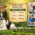 Papillon lifespan and age chart in human years