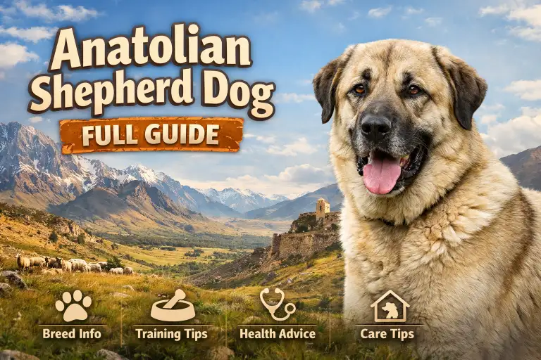 Anatolian Shepherd Dog breed full guide covering temperament, size, care, and suitability