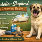 Anatolian Shepherd Dog grooming basics including coat care, shedding, and hygiene needs