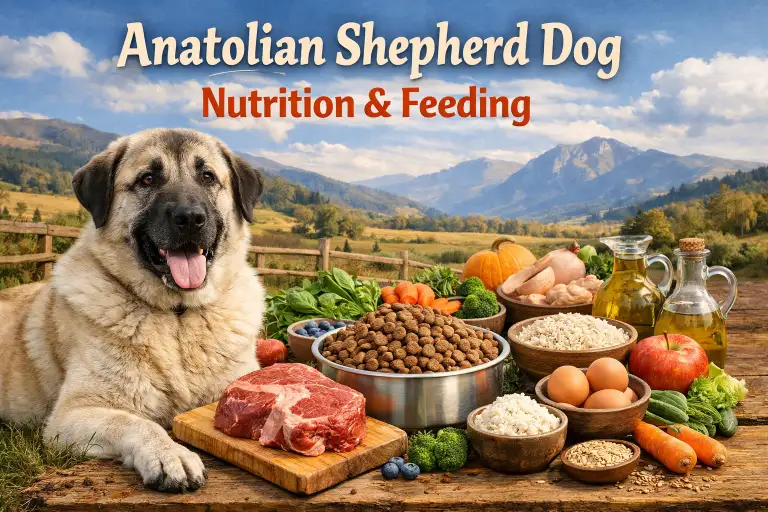 Anatolian Shepherd Dog nutrition and feeding guide with diet, portions, and health tips