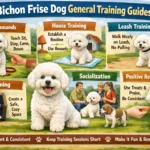 Bichon Frise learning basic training commands at home with positive reinforcement