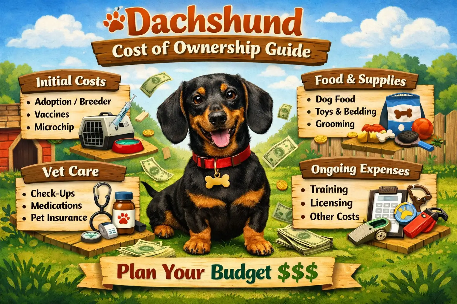 Dachshund Cost of Ownership: Monthly, Annual, and Lifetime Expenses
