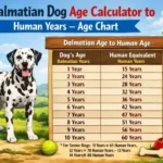 Dalmatian Dog Age Calculator to Human Years Age Chart