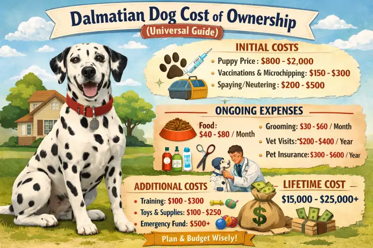 Dalmatian Dog Cost of Ownership Universal Guide
