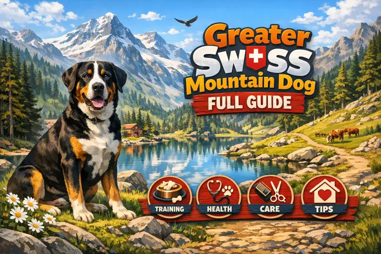 Greater Swiss Mountain Dog Full Guide: Care, Traits & Costs