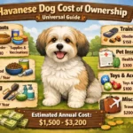 Havanese dog cost of ownership including first-year, monthly, and lifetime expenses