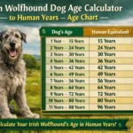 Adult Irish Wolfhound standing outdoors showing its tall, muscular build and wiry coat