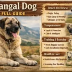 Kangal Dog standing alert in a rural setting, showcasing size, strength, and guardian breed traits