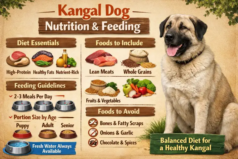 Kangal Dog Nutrition & Feeding Guide – Diet, Calories & Health