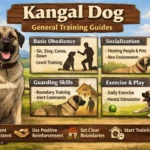 Kangal Dog during obedience training with handler, demonstrating focus and intelligence