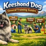 Shar-Pei dog calmly training with an owner using leash and basic obedience cues