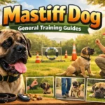 Mastiff Dog general training guides focusing on obedience, socialization, and gentle control