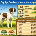 Pointer dog standing outdoors showing typical athletic build and alert posture