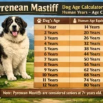 : Adult Pyrenean Mastiff showing full size, thick coat, and sturdy bone structure