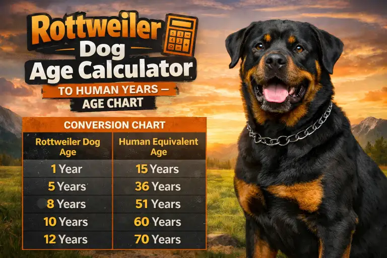 Rottweiler puppy next to adult Rottweiler, showing size growth and muscular development