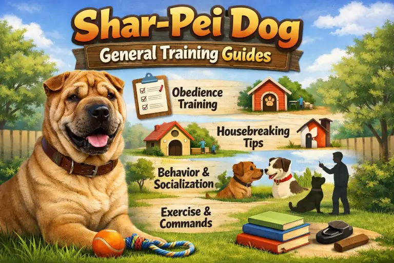 Shar-Pei dog sitting during obedience training with its owner, showing focus, independence, and calm temperament Shar-Pei dog sitting during obedience training with its owner, showing focus, independence, and calm temperament