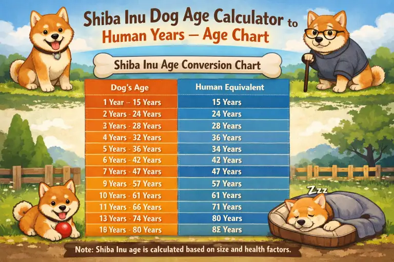 Shiba Inu puppy beside an adult Shiba Inu, illustrating growth stages and size differences from puppy to mature dog