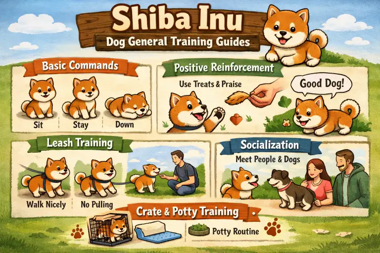 Shiba Inu training guide for obedience, recall, leash walking, socialization, and behavior control