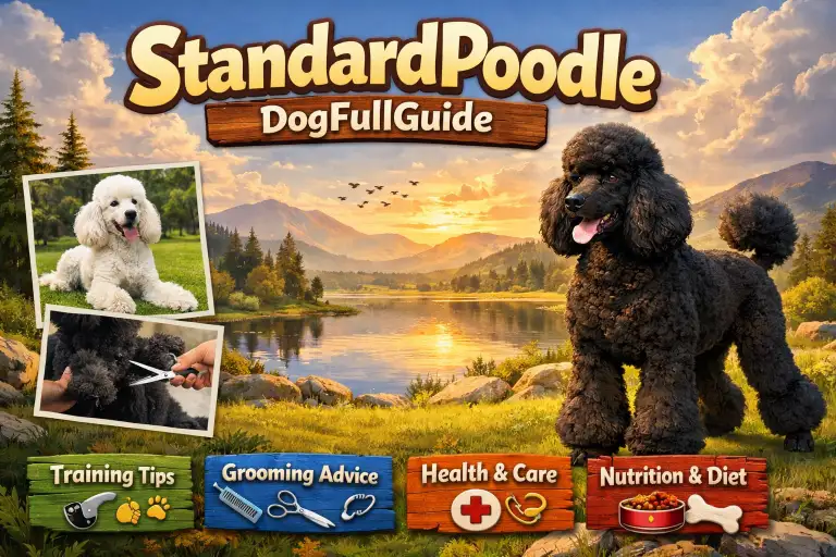 Standard Poodle Dog Full Guide