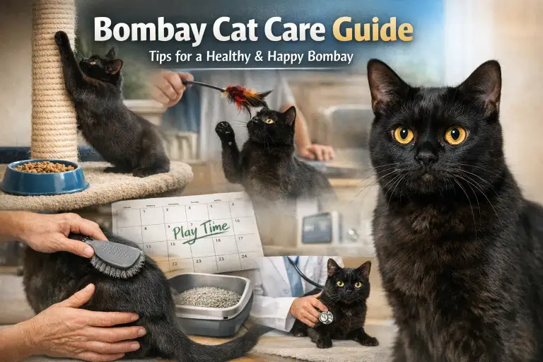 “Bombay cat relaxing indoors in a clean home environment”