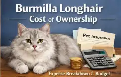 Burmilla Longhair Cat Cost of Ownership and Expenses