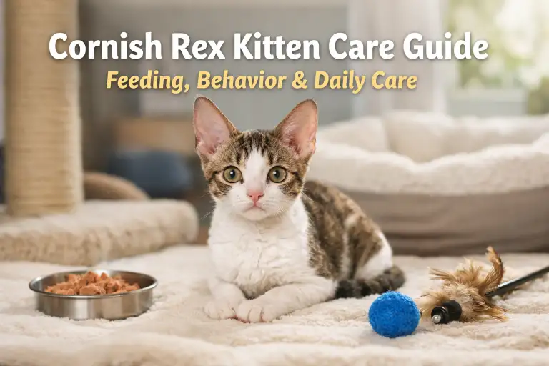 Cornish Rex Kitten Care Guide: Feeding, Behavior, Grooming & Daily Care