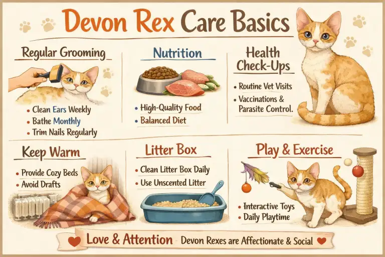 Devon Rex Cat Care Guide for Daily Needs and Healthy Living