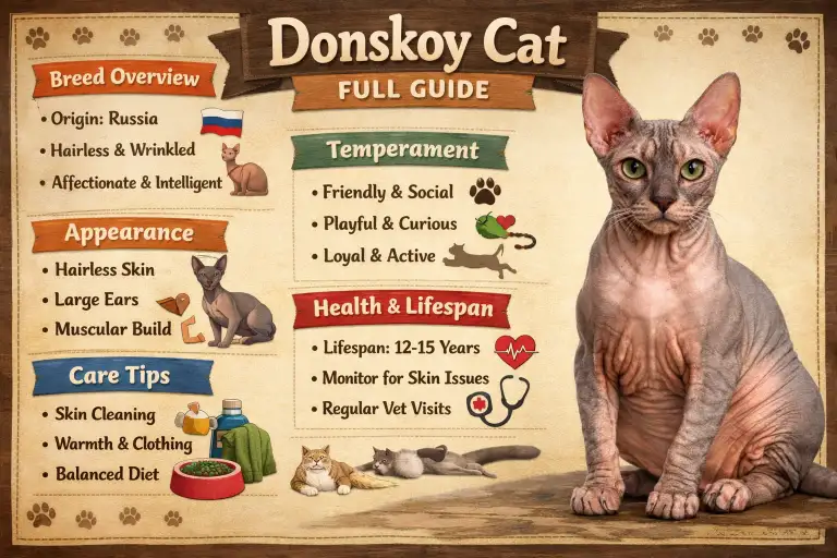 Donskoy Cat Full Breed Guide Covering Care, Traits, and Lifespan