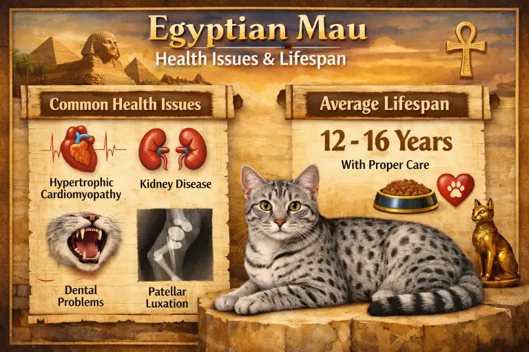 Egyptian Mau Cat Health Issues and Average Lifespan Guide