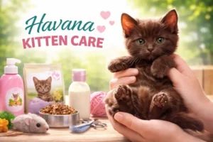 Havana kitten care guide showing early growth, feeding, and care needs