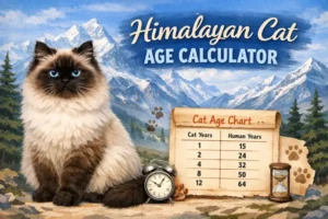 Himalayan cat age calculator chart converting cat years to human years