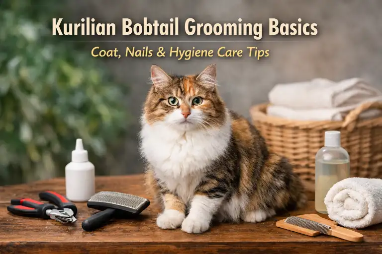 Kurilian Bobtail Grooming Basics: How to Care for Their Coat, Nails, and Overall Hygiene