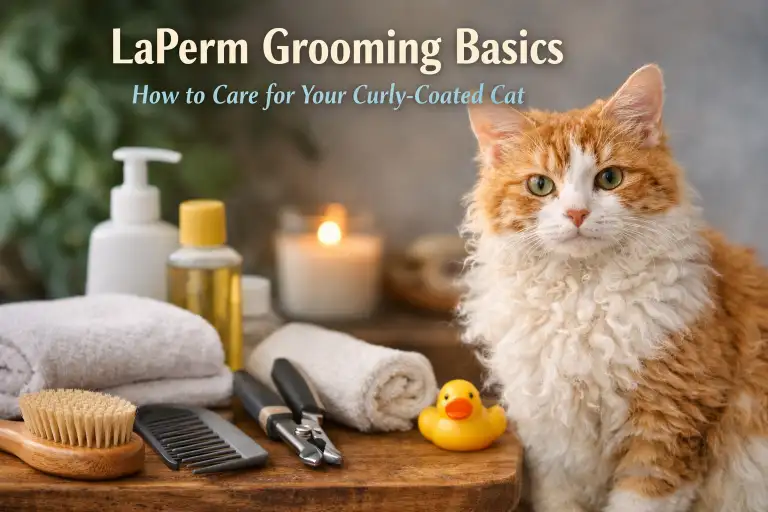 LaPerm Grooming Basics: How to Care for a Curly-Coated Cat