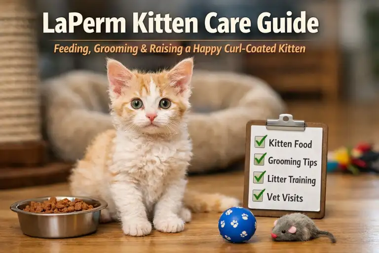 LaPerm Kitten Care Guide: Feeding, Grooming, and Raising a Happy Curly-Coated Kitten