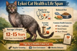 Lykoi cat health issues and lifespan overview with wellness focus