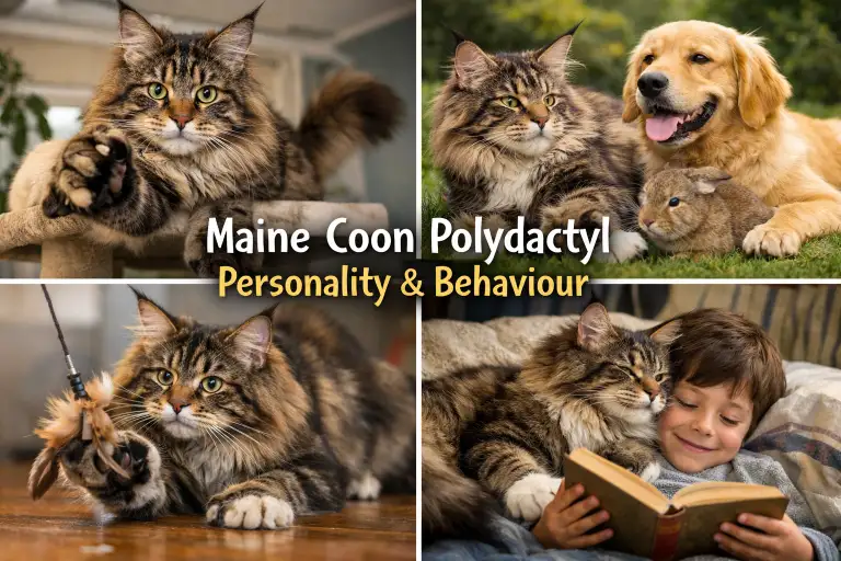Maine Coon Polydactyl Cat Personality and Behavior Explained