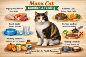 Manx cat diet and nutrition guide with healthy feeding recommendations
