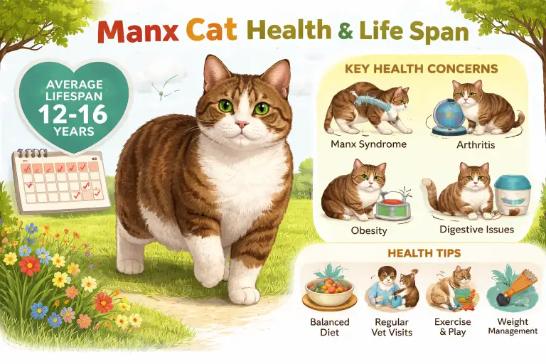 Manx Cat Health Issues and Average Lifespan Guide