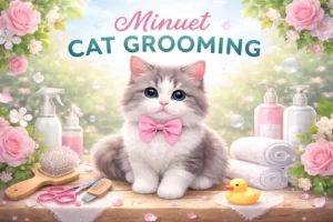 Minuet cat grooming basics including brushing, coat care, and hygiene
