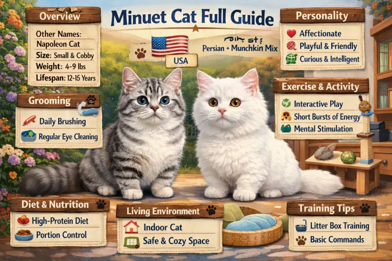 Minuet Cat Full Breed Guide Covering Care, Traits, and Lifespan