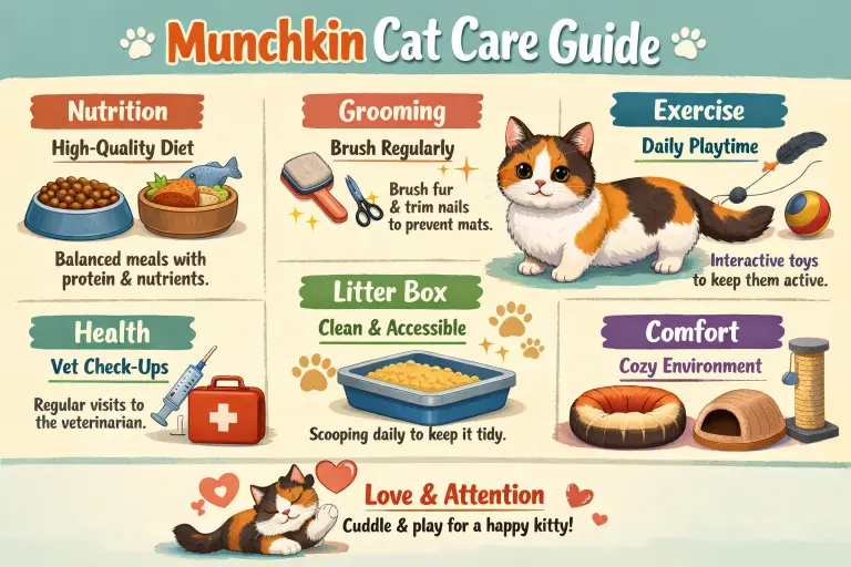 Munchkin Cat Care Guide for Daily Needs and Healthy Living
