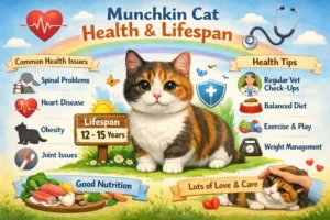 Munchkin cat health issues and lifespan overview with wellness focus