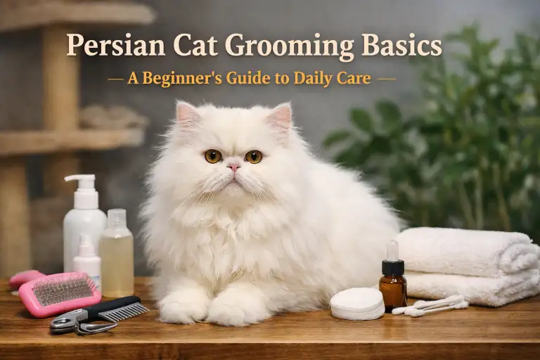 Persian Cat Grooming Basics: A Beginner’s Guide to Daily Care
