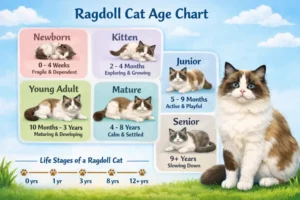 Ragdoll cat age calculator chart converting cat years to human years