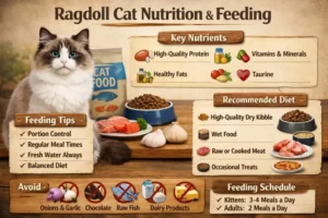 Ragdoll cat diet and nutrition guide with healthy feeding recommendations
